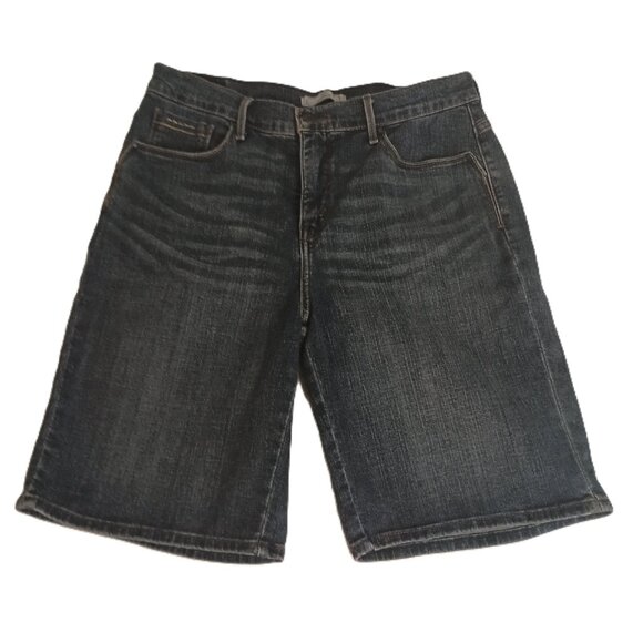Levi’s Western Medium Wash Denim 10" Inseam Shorts Women’s Size 12 - Picture 2 of 16